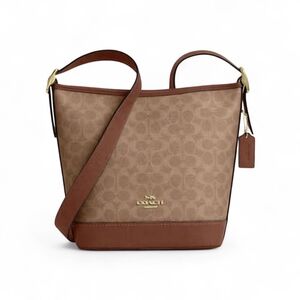 Caoch Leather Crossbody Bag